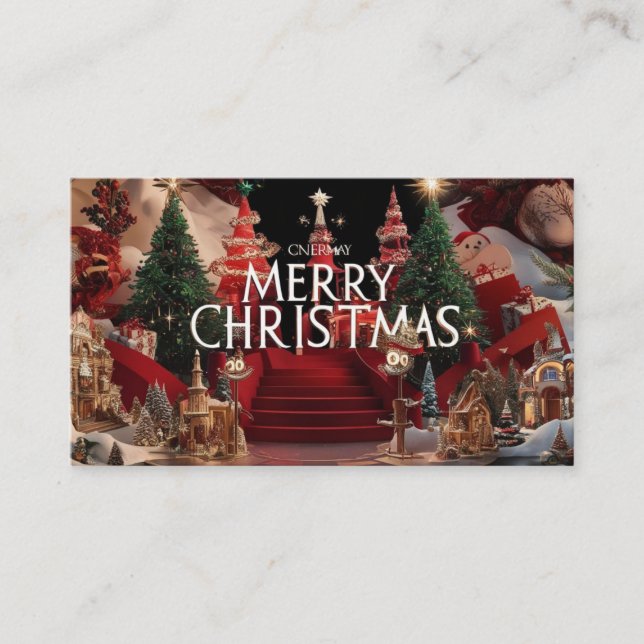 Carte De Visite Soin de Noël (Devant)