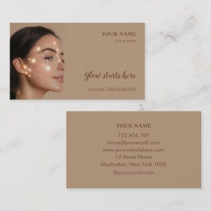 Carte De Visite Soins de la peau Beauté Soins du visage Salon