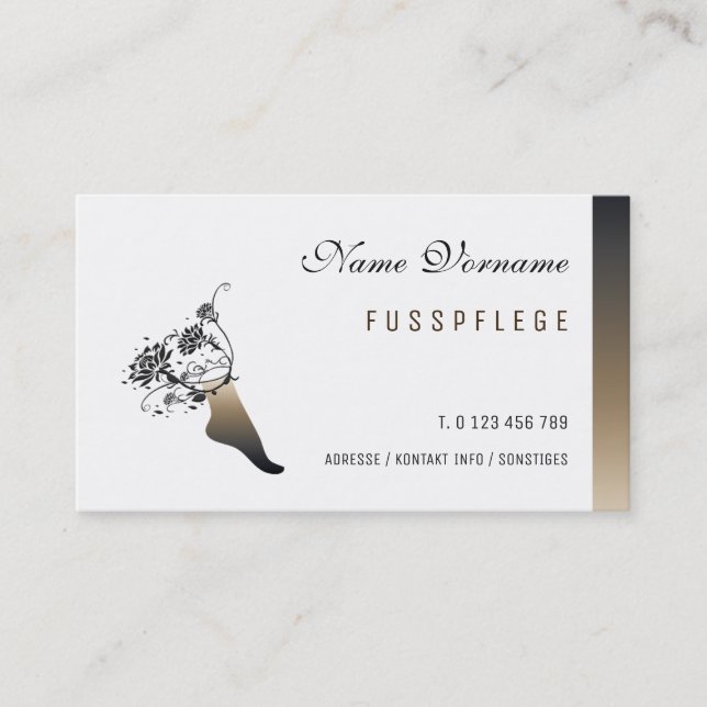 Carte De Visite Soins de santé (Devant)