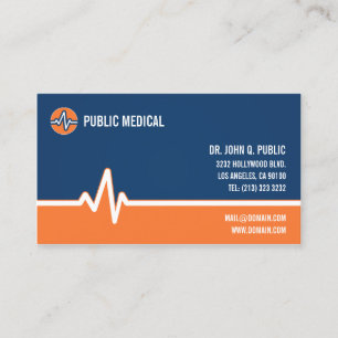 Carte De Visite Soins de santé Médicales