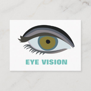 Carte De Visite Soins de vue pour lentilles de contact