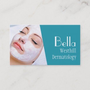 Carte De Visite Soins du Visage Dermatologue Spa Massage pour une