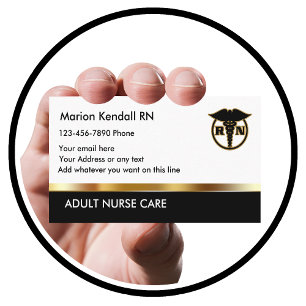 Carte De Visite Soins infirmiers pour adultes