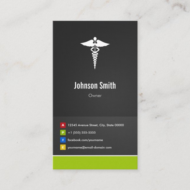 Carte De Visite Soins Médicales - Créative Innovative (Devant)