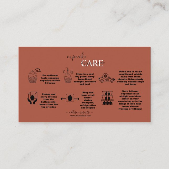 Carte De Visite Soins simples en terre cuite professionnels (Devant)
