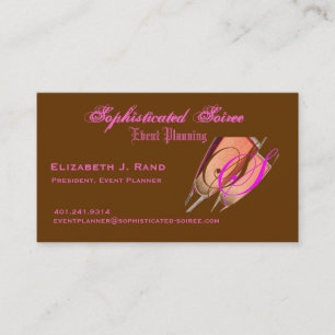Carte De Visite Soiree sophistiqué