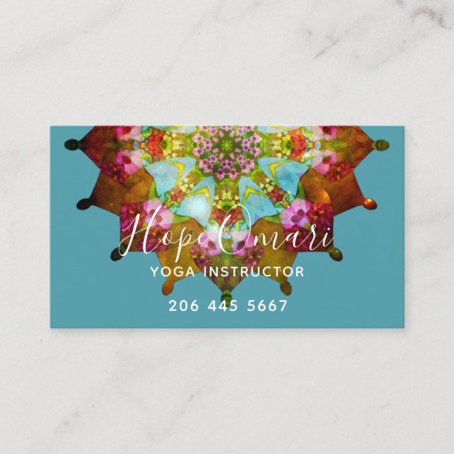 Carte De Visite Sol Mandala (Devant)