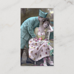 Carte De Visite Soldat et amoureux