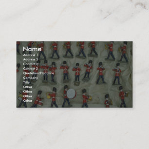 Carte De Visite Soldats de plomb peints