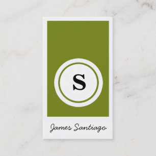 CARTE DE VISITE SOLIDE SAGE DE ROCKIN