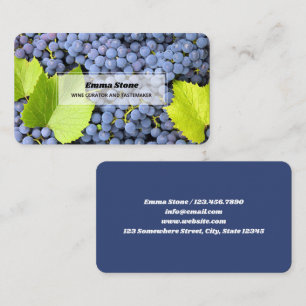 Carte De Visite Sommelier vigneron