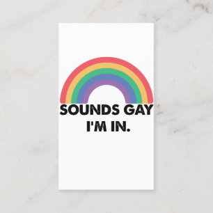 Carte De Visite Sons Gay Im Dans Rainbow Prith Mois Gay
