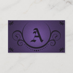 Carte De Visite sophistication violette
