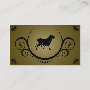 Carte De Visite sophistications de taureau
