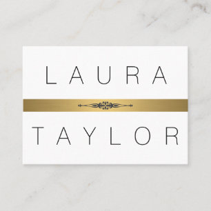 Carte De Visite Sophistiqué et Gold Lux