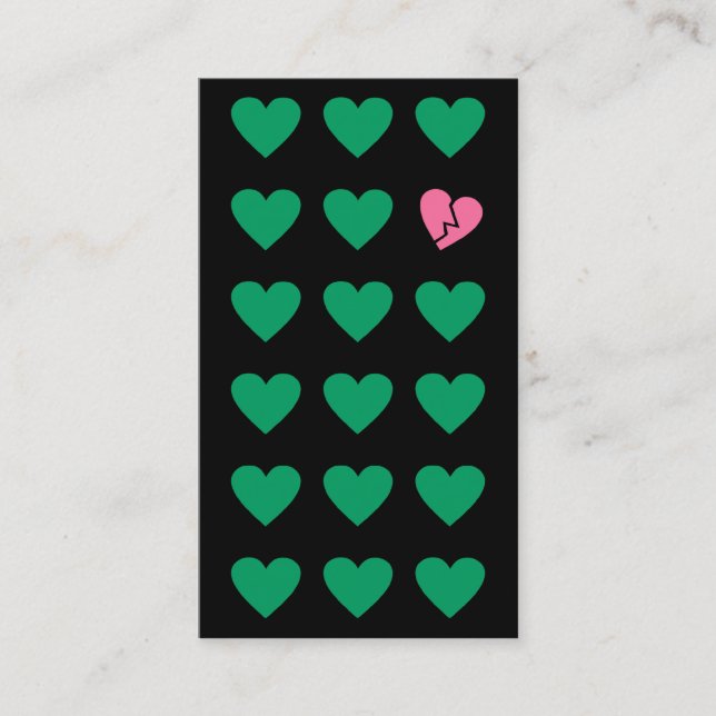 Carte De Visite sorcellaire de l'amour (Devant)