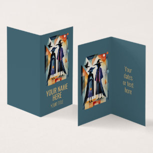 Carte De Visite Sorcières modernes - une oeuvre d'art abstraite 6 