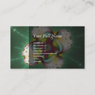 Carte De Visite Soubltle Glow - Fractal Art
