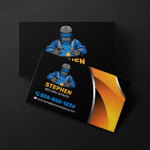 Carte De Visite Soudage Métallique Professionnel Fabrication de Mé