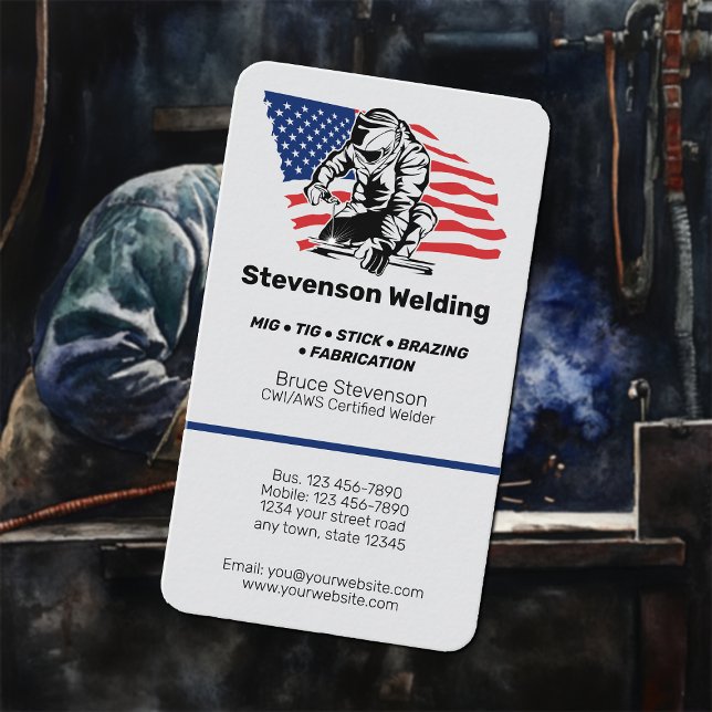 Carte De Visite Soudeur professionnel (Créateur téléchargé)