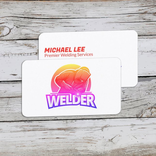 Carte De Visite Soudure mobile Souder (Customized Welder Business Card)