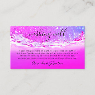 Carte De Visite Souhaitez Bien Pour Mariage Dollar Cadeau argent r