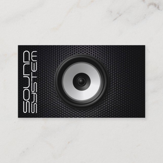 Carte De Visite Sound service company (Devant)