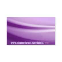 Carte de visite souple pourpre