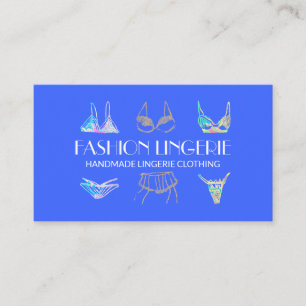 Carte De Visite Sous-vêtements Navy Lingerie féminine vêtements