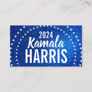 Carte De Visite Soutenez Kamala Harris 2024 Progrès et unité