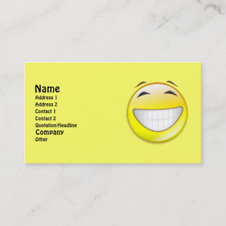 Carte De Visite Soyez heureux