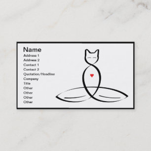 Carte De Visite Soyez le changement - texte régulier de style