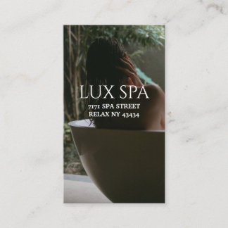 Carte de visite spa
