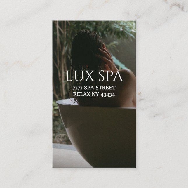 Carte de visite spa (Devant)