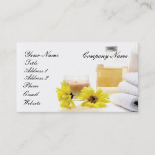Carte De Visite Spa/carte de visite de massage
