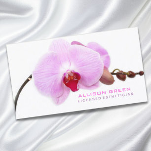 Carte De Visite Spa d'aromathérapie Zen Salon E S T E T I C I A N