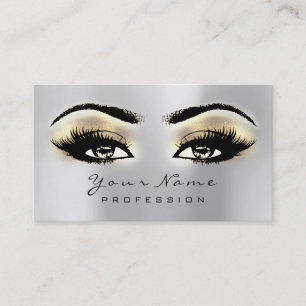 Carte De Visite Spa de maquillage sourcils froncés