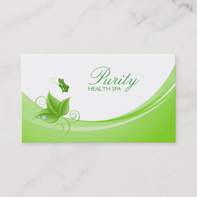 Carte de visite Spa de santé (Devant)