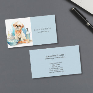 Carte De Visite Spa du salon du chien mignon