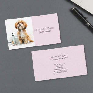 Carte De Visite Spa du salon du chien mignon