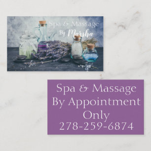 Carte De Visite Spa et massage