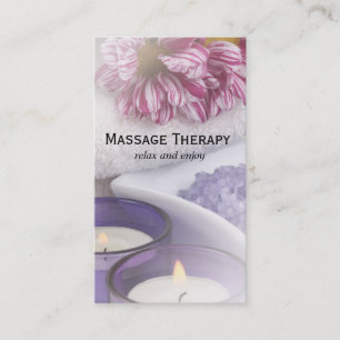 Carte De Visite Spa   massage
