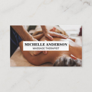 Carte De Visite Spa Massage de relaxation