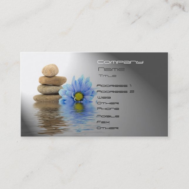 Carte De Visite SPA, santé, massage (Devant)