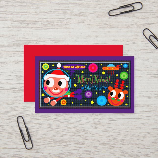 CARTE DE VISITE SPACE SANTA (Devant/Arrière en situation)