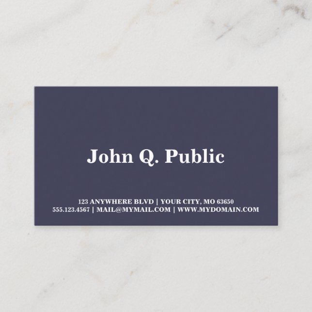 Carte De Visite Spacey Seattle (Devant)