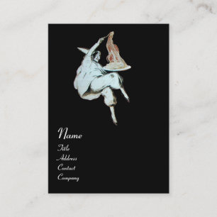 Carte De Visite SPAGHETTI PARTY ITALIAN KITCHEN, RESTAURANT rouge