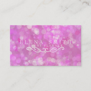 Carte De Visite Sparkle Bokeh