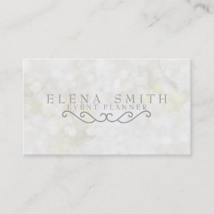 Carte De Visite Sparkle Bokeh