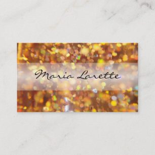 Carte De Visite SPARKLE Party Planner Artiste Designer Card